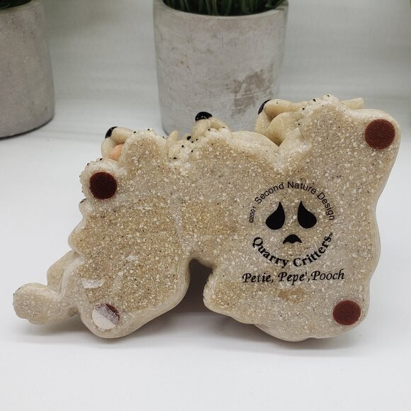 2001 Quarry Critters Petie, Pepe, Pooch Dog Figurine - Picture 6 of 8